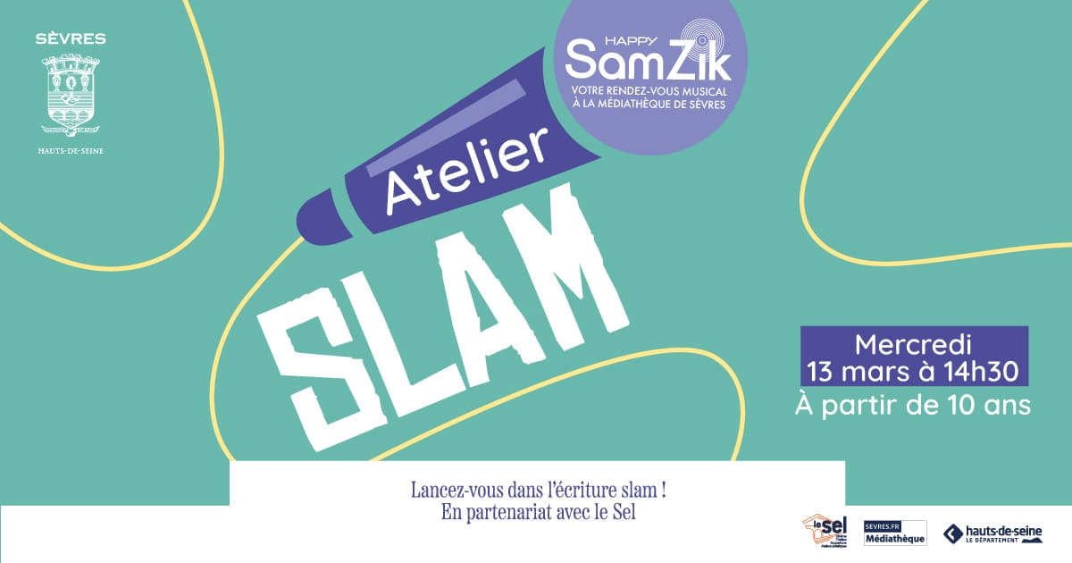 Samzik Atelier Slam fb format post